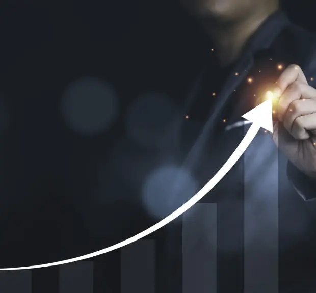 GettyImages-1152836721 Business growth concept with upward arrow.